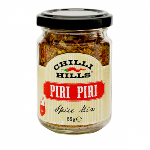 Пикантен африкански микс PIRI PIRI /пири пири/ от билки, люти чушки и подправки с лютивост 6/10 'Chilli Hills'